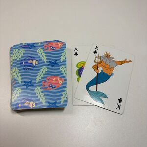 Disney The Little Mermaid Playing Cards Vintage Ariel Ursula King Triton Deck